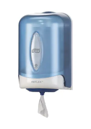 Диспенсер для полотенец TORK Reflex M3 Wave мини синий пластик ЦВ арт.473137