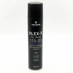 Полироль-очиститель для мебели, дерева Pro-Brite OLEX-5 Wood Аэрозоль 0,3 л (арт 115-03)