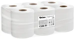 Туалетная бумага в рулоне VEIRO Professional Comfort 2 слойная белая 125 м (артикул производителя Т206)