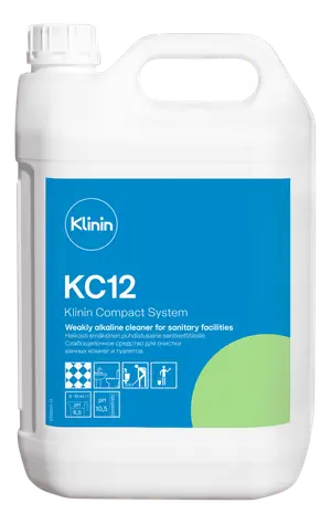 Ср-во слабощелочное для ежедневной мойки санузлов и ванных комнат Klinin KC12 5л (артикул производителя 205195)