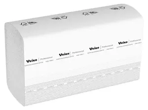 Бумажные полотенца листовые VEIRO Professional Comfort М сложения 2 слойные белые 150 листов (артикул производителя KW208)