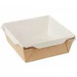 Бумажный контейнер OSQ OPSALAD 1200 мл 165х165х63 мм крафт