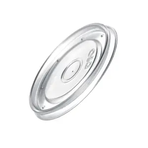 Крышка пластиковая к контейнеру бумажному 700мл Round Bowl крафт d116