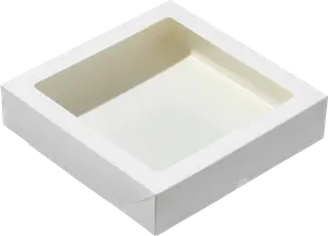 Контейнер бумажный с окном OSQ TABOX 1500 PRO (200х200х45) белый