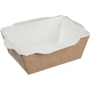 Бумажный контейнер OpSALAD 500мл 165x120x45 мм крафт