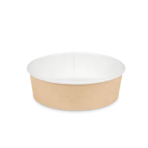 Контейнер бумажный круглый Round Bowl 620 крафт