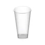 Стакан одноразовый пластиковый 500мл Bubble Cup с квадратным дном глянец