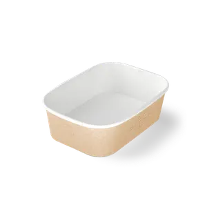 Контейнер бумажный CASE BOWL 660 170х120х51 крафт