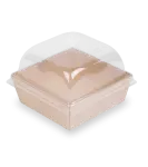 Контейнер бумажный SmartPack 550 box (128х128х49) крафт