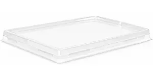 Крышка к контейнеру DoECOPak 800 плоская прозрачная 
