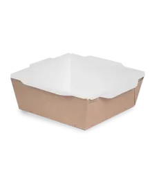Бумажный контейнер OSQ OPSALAD 900 мл 150x150x48 мм крафт