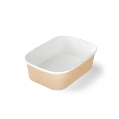 Контейнер бумажный CASE BOWL 860 190х135х51 крафт  