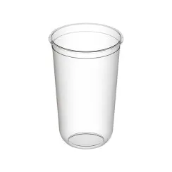 Стакан одноразовый пластиковый 500мл Bubble Cup с U-образным дном глянец