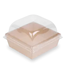Контейнер бумажный SmartPack 550 box (128х128х49) крафт