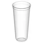 Стакан одноразовый пластиковый 650мл Bubble Cup с U-образным дном глянец