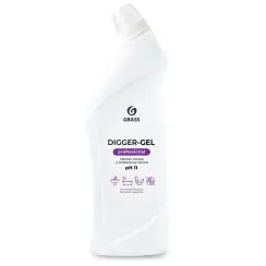 Средство щелочное для прочистки канализационных труб GRASS Digger-gel Professional 1 л (артикул производителя 125569)