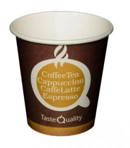 Стакан одноразовый бумажный разноцветный TASTE QUALITY 300мл 1-сл Формация — фото 1
