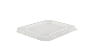 Крышка к контейнеру бумажному OCTOBOX 500 плоская прозрачна — фото 1