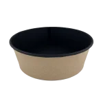Контейнер бумажный круглый Round Bowl 750 черный — фото 1