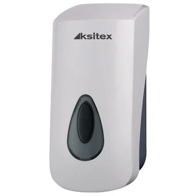 Диспенсер для жидкого мыла Ksitex пластиковый 1 л белый арт. SD-1068AD — фото 1
