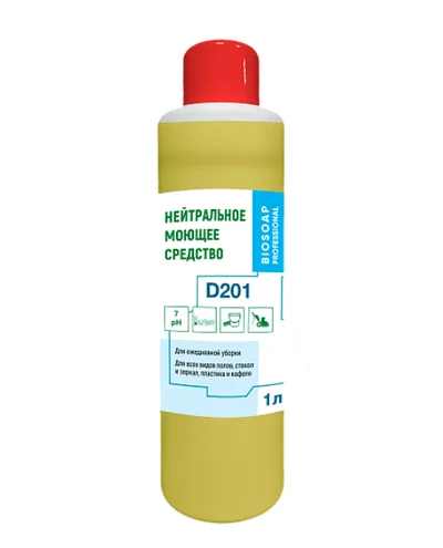Средство нейтральное моющее Biosoap D201 1 л (артикул производителя 9060501) — фото 1