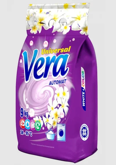 Стиральный порошок для белья VERA Universal автомат для белого, цветного белья 9 кг — фото 1