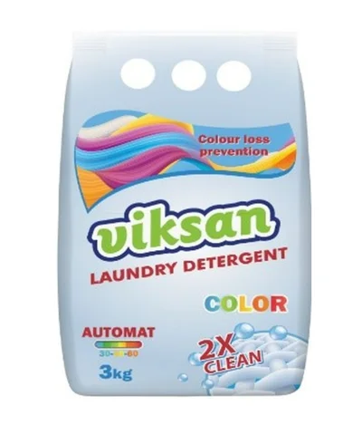 Стиральный порошок для белья VIKSAN 2X Clean COLOR автомат для цветного белья 3 кг — фото 1
