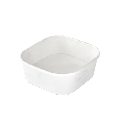 Контейнер бумажный SMART BOWL 690 (145х145х51) белый  — фото 1