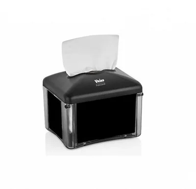 Диспенсер VEIRO для настольных салфеток Z и V-сложения EASYNAP micro черный, арт.303409 — фото 1