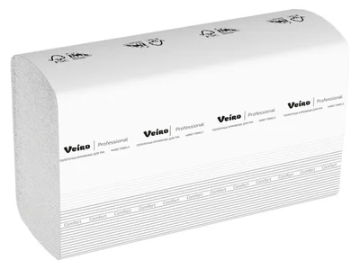 Бумажные полотенца листовые VEIRO Professional Comfort М сложения 2 слойные белые 150 листов (артикул производителя KW208) — фото 1