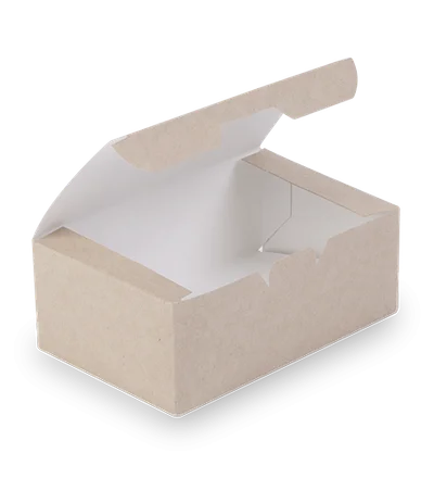 Бумажный контейнер OSQ ECO FAST FOOD BOX L 900 мл 150x91x70 мм крафт — фото 1