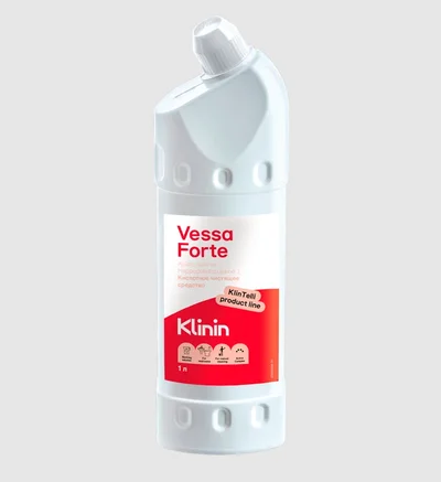 Средство кислотное для санузлов KlinTelli Vessa Forte 1 л (артикул производителя 205556) — фото 1