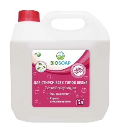 Средство жидкое для стирки белья Biosoap 3 л (артикул производителя 9130993) — фото 1