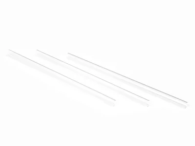 Трубочки для коктейля без изгиба утолщенные прозрачные, диаметр 5 мм, 12,5см 400шт — фото 1