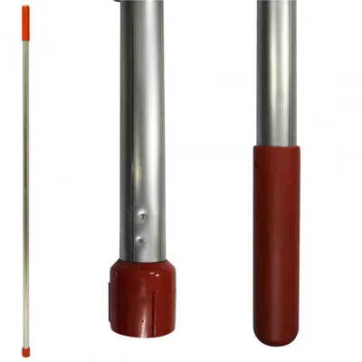 Ручка алюминиевая усиленная SYR 135 см для держателей красная (артикул производителя 940872-RR-S) — фото 1