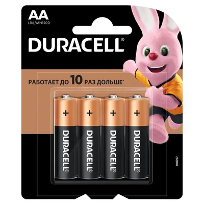 Батарейка "DURACELL" Original  АА LR06 (4шт/уп) — фото 1
