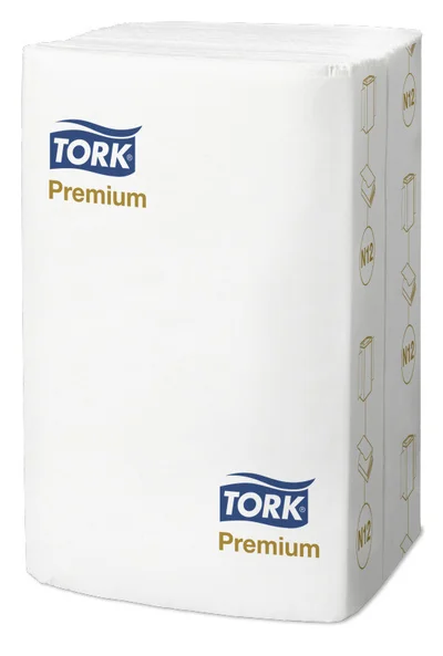 Салфетки бумажные для диспенсера TORK N12 JustOne Premium двухслойные белые 200 листов (артикул производителя 477687) — фото 1