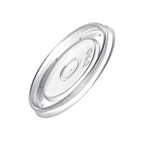Крышка пластиковая к контейнеру бумажному 700мл Round Bowl крафт d116 — фото 1