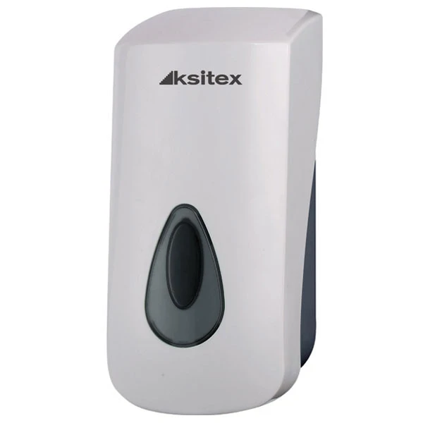 Диспенсер для жидкого мыла Ksitex пластиковый 1 л белый арт. SD-1068AD — фото 1