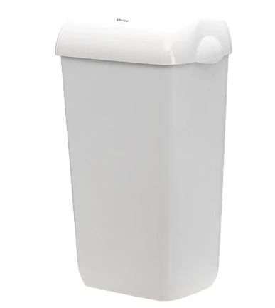 Корзина для мусора MidBin 23л пластиковая белая (артикул производителя A742K6N) — фото 1