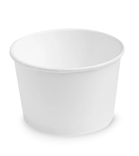 Бумажный контейнер круглый Round Bowl 300мл белый — фото 1