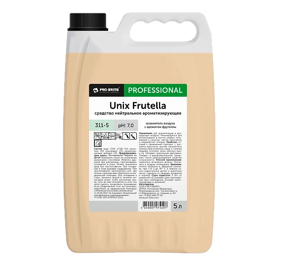 Нейтрализатор запахов Pro-Brite UNIX Frutella освежитель бактерицидный 5 л (артикул производителя 311-5) — фото 1