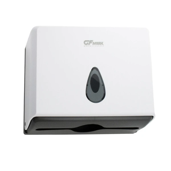 Диспенсер для листовых полотенец GFmark Z-слож / пластик / белый арт.904-11 — фото 1