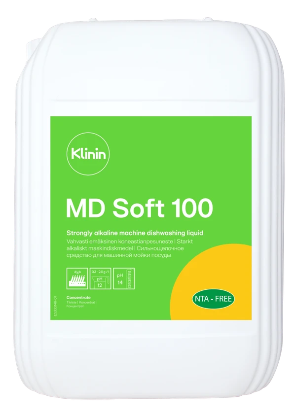 Средство моющее для ПММ для воды мягкой и средней жесткости KIILTO MD SOFT 100 10 л (артикул производителя 205038) — фото 1