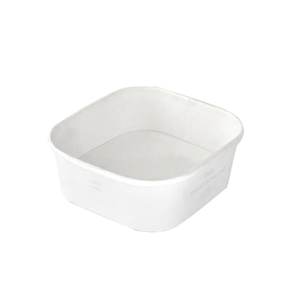 Контейнер бумажный SMART BOWL 690 (145х145х51) белый  — фото 1