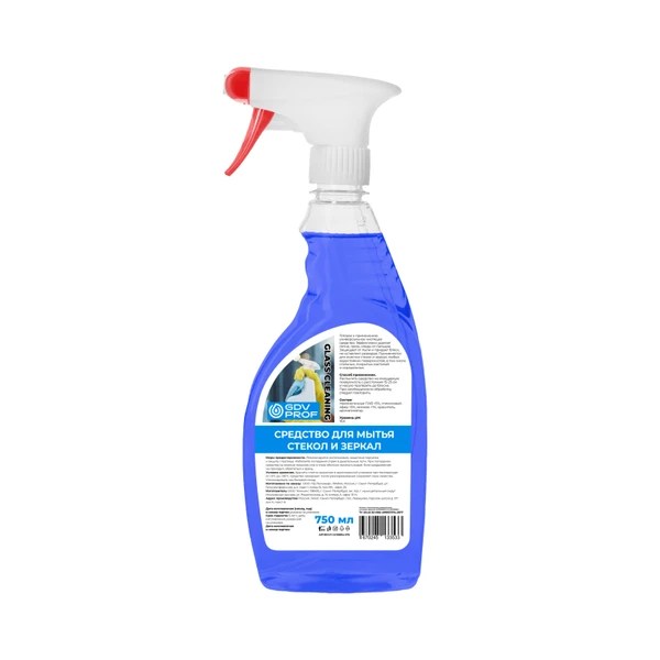 Средство для мытья стекол и зеркал GDV PROF Glass Cleaning 0,75 л (артикул производителя GC29894-075) — фото 1