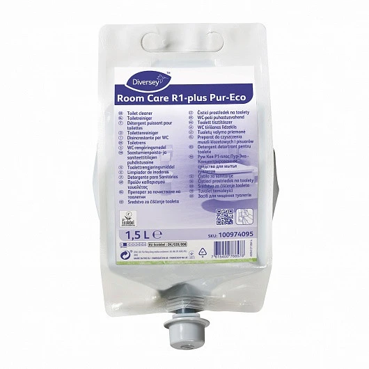 Средство кислотное для санузлов Diversey TASKI Room Care R1-plus Pur-Eco 2 л (артикул производителя 100974095) — фото 1