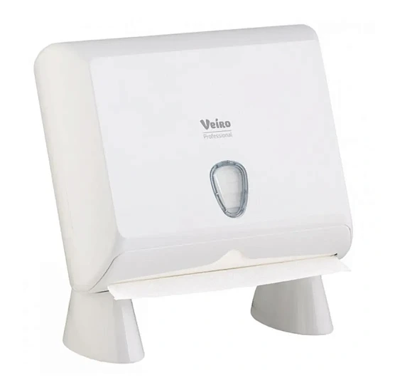 Диспенсер для листовых полотенец Z/W слож. VEIRO PROFESSIONAL PRIMA mini белый — фото 1