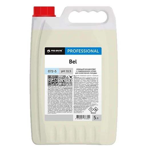 Средство для замачивания и отбеливания посуды Pro-Brite BEL 5 л (арт 072-5) — фото 1