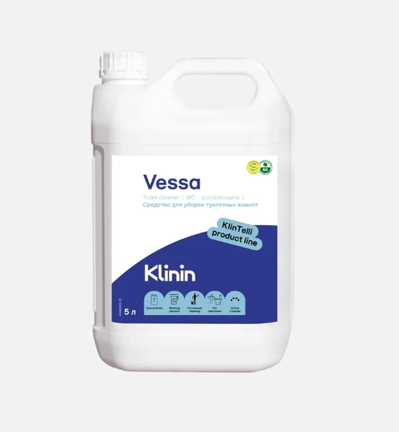 Средство кислотное для санузлов KlinTelli Vessa 5 л (артикул производителя 205568) — фото 1